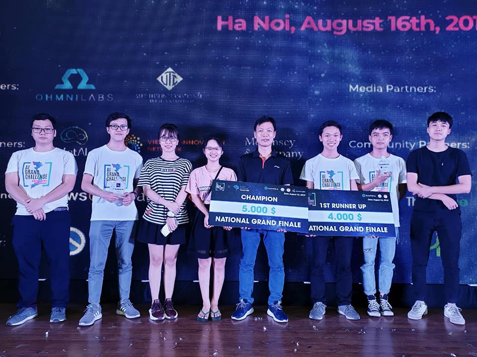 Giải Nhất Cuộc Thi Vietnam AI Grand Challenge National 2019