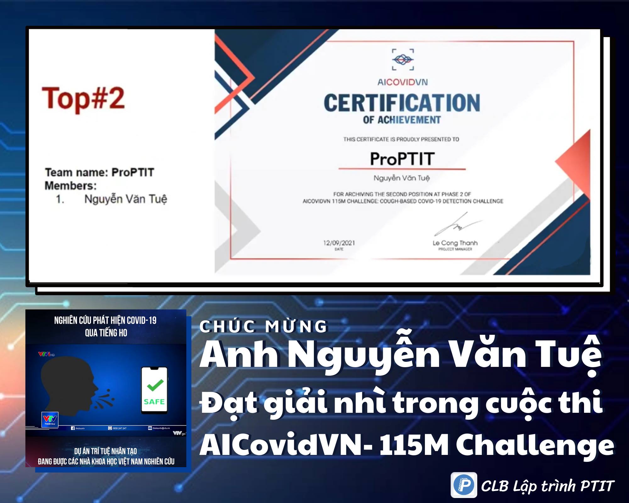 Giải Nhì AICOVIDVN-115M Challenge